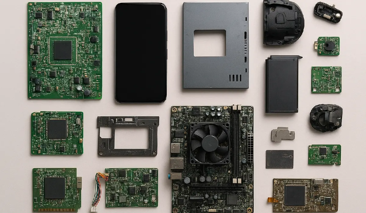 ضایعات قطعات الکترونیکی